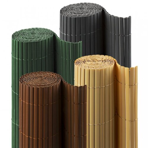 JAROLIFT PVC Sichtschutzmatten STANDARD (Größe + Farbe nach Wahl)