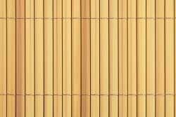 JAROLIFT PVC Sichtschutzmatte / Sichtschutzzaun STANDARD | 120 x 300 cm | bambus