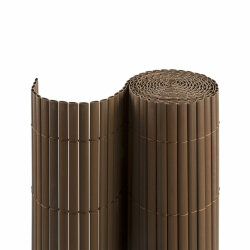JAROLIFT PVC Sichtschutzmatte / Sichtschutzzaun STANDARD | 80 x 500 cm | braun