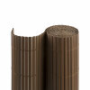 JAROLIFT PVC Sichtschutzmatte / Sichtschutzzaun STANDARD | 80 x 1000 cm (2 x 5 m) | braun