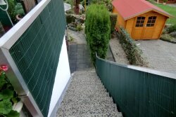 JAROLIFT PVC Sichtschutzmatte / Sichtschutzzaun STANDARD | 180 x 800 cm (2 x 4 m) | grün