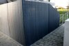 JAROLIFT PVC Sichtschutzmatte / Sichtschutzzaun STANDARD | 100 x 500 cm | grau