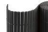 JAROLIFT PVC Sichtschutzmatte / Sichtschutzzaun STANDARD | 120 x 500 cm | grau