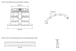 SELVE Hochschiebesicherung SecuBlock® rapid 2-gliedrig für Standard/Neubau Rollladenprofile