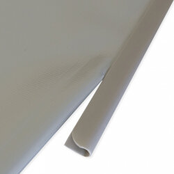 JAROLIFT PVC Sichtschutzstreifen 40m inkl. Befestigungsclips für Zäune, grau
