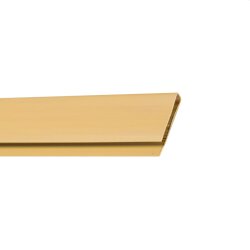 JAROLIFT PVC Abdeckprofil / Abschlussleiste für Sichtschutzmatten | 1 m, bambus