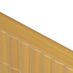 JAROLIFT PVC Abdeckprofil / Abschlussleiste für Sichtschutzmatten | 3 m, bambus