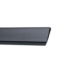 JAROLIFT PVC Abdeckprofil / Abschlussleiste für Sichtschutzmatten | 1 m, grau