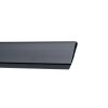 JAROLIFT PVC Abdeckprofil / Abschlussleiste für Sichtschutzmatten | 5 m, grau