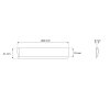JAROLIFT PVC Abdeckprofil / Abschlussleiste für Sichtschutzmatten | 3 m, braun