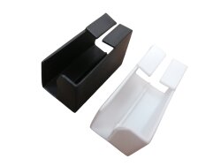 JAROLIFT Ersatzplastikkappen 4er SET  für Insektenschutzrahmen Schiebfix / Easy Slide (Farbe nach Wahl)